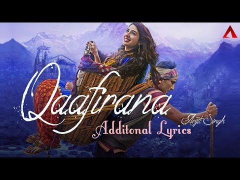 Qaafirana Additional Lyrics Arijit Singh Kedarnath Sushant Rajput Sara Ali Khan