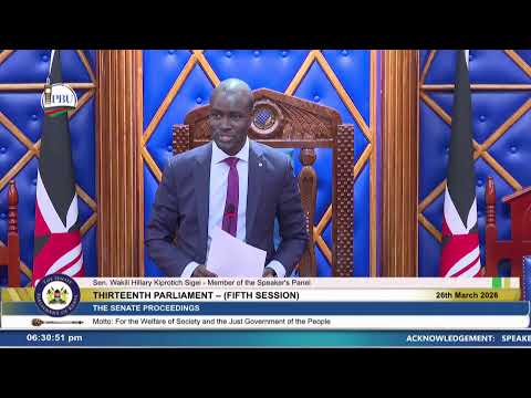 The Senate Plenary Thursday 26th March 2026 Afternoon Session