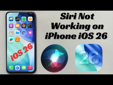 How To Fix Siri Voice Not Working On IPhone IOS 26 Siri Not Working