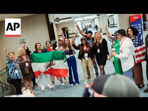 Iranian Americans Who Support The Iran War Chant Thank You Trump At CPAC