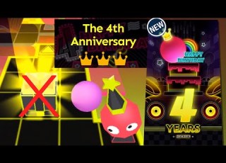  Rolling Sky Avoiding ALL Character Boxes The 4th Anniversary