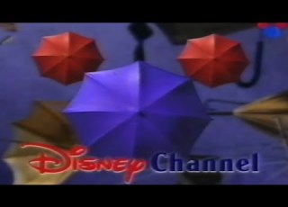  RARE Disney Channel UK 1997 1999 Umbrellas Ident With Text