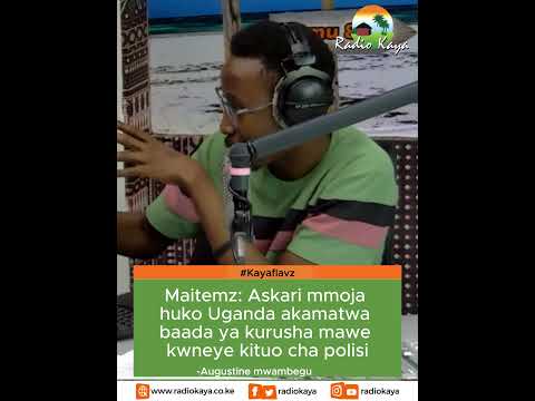 Maitemz A Soldier In Uganda Has Been Arrested After Throwing Stones At A Police Station