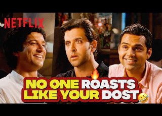 The BWOYS Reunite To ROAST Each Other Hrithik Roshan Farhan Abhay ZNMD Netflix India