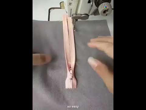 خياطة سحاب باتقان وياسهل طريقة