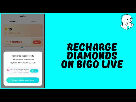 How To Recharge Diamonds On Bigo Live