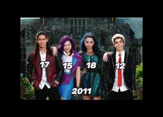 Descendants Cast Through The Years Fyp Disney Descendants Shorts