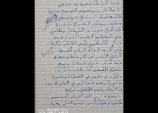 حلم الهندباء كتابة الخط إدريس عايل الأمير