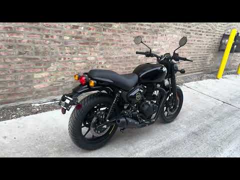 Royal Enfield Hunter 350 2023 Black Silver R02067U