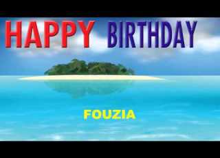  Fouzia Card Tarjeta Happy Birthday