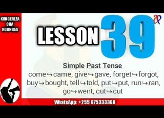 WhatsApp Mpya 255767198493 JifunzeKiingerezaSOMO LA 39 Kiingereza Cha Kuongea