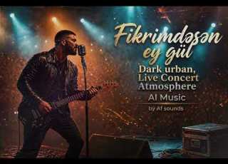 Fikrimdəsən Ey Gül Dark Urban Live Concert Atmosphere AI Music By Af Sounds Aimusic Cover