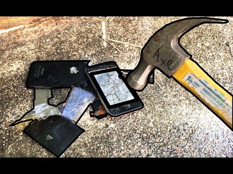 Bored Smashing IPhone 3GS