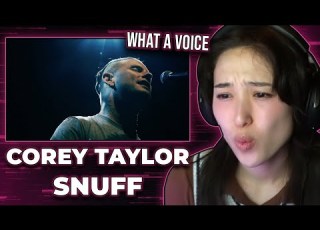Japanese Girl Reacts To Corey Taylor Snuff Acoustic