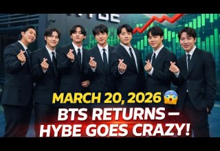 OFFICIAL BTS COMEBACK MARCH 20 2026 HYBE STOCKS IMMEDIATELY SKYROCKET
