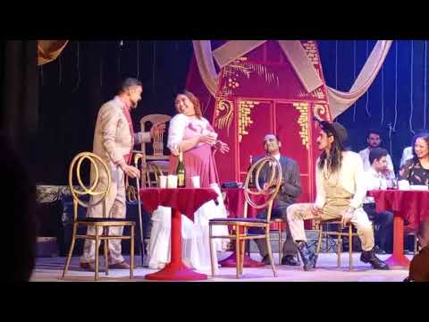 مسيو ميشيل الفنان محمد ابو علي فاز بساتين الليلة مسرحية الطاحونة الحمراء مولان روج ارجو دعمكم