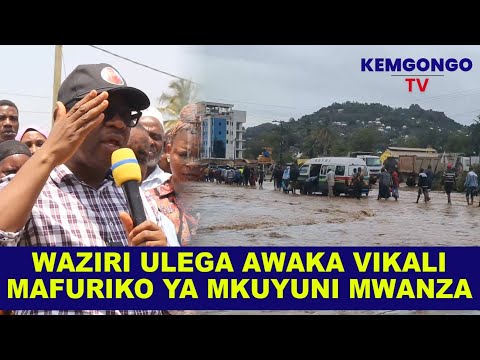 WAZIRI ULEGA ACHARUKA MAFURIKO YA MKUYUNI MWANZA