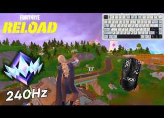 Aula F75 ASMR Fortnite Solo Reload Satisfying Keyboard Sounds