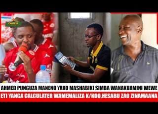 MZEE SAID YANGA KIKOKOTOA CHAO WAKIFELI ZAHAMA ZITAKUJA KUTUSHUKIA TR 1 AHMEDI PUNGUZA POROJO SIMBA