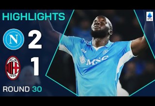 NAPOLI MILAN 2 1 HIGHLIGHTS Lukaku Scores As Napoli Keep Title Hopes Alive Serie A 2024 25