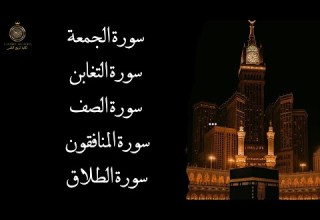 سورة الجمعة سورة التغابن سورة الصف سورة المنافقون سورة الطلاق