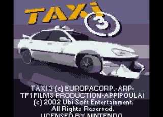  Intro Demo Taxi 3 France Game Boy Color