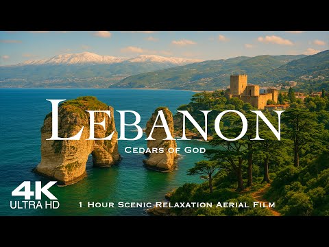 4K LEBANON 2026 بيروت ل ب ن ان Beirut 1 Hour Piano Relaxation Aerial Film