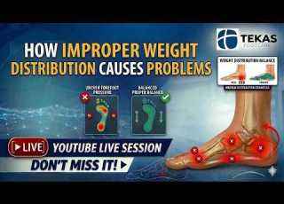 Improper Weight On Heel Or Forefoot Fix It Now Tekas Footcare Live Session 5