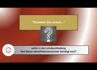  Steuer Identifikationsnummer