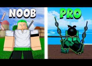  Blox Fruits Noob To Pro As Zoro But All NPCs Are Alive