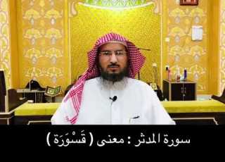 سورة المدثر معنى ق س و ر ة