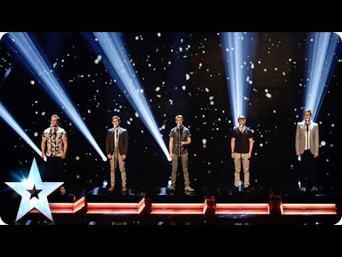 Musical Theatre Boyband Collabro Sing Bring Him Home Britain S Got Talent 2014