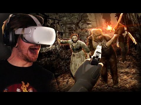 RESIDENT EVIL 4 IN VR I AM TERRIFIED Resident Evil 4 VR