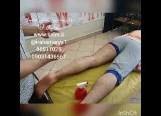 ماساژ پشت پا استاد فردین مرادی ایرانیان آریا Massage Training