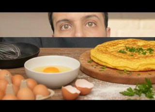 بيض يوم كامل قهوة مع صفار