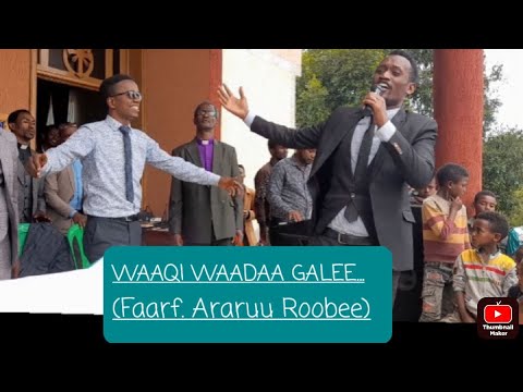 WAAQI WAADAA GALEE HIN DIIGU DEEBI EE Faarfataa Araruu Roobee
