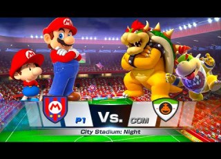 Mario Sports Superstars Tournament Mario Baby Mario Conquer The Flower Cup