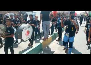  موکب عشاق ابا الاحرار ع مدینه شادگان 1400 ش