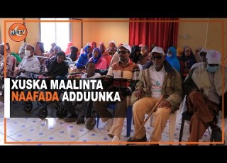  Dadka Naafada Ahi Madaxwayne Waxay Ka Dalbanayaay In Ad Xaqooga Siiso Gudoomiyaha Ururka Naafada Ah