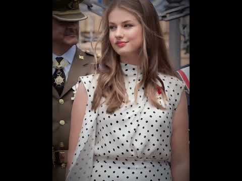 هذه الجميلة هي ليونور اميرة اسبانيا و وريثة العرش القادمة جمالهااا