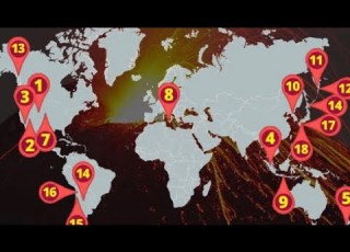  Supervolcanoes MAPPED Where The World S Biggest Volcanoes