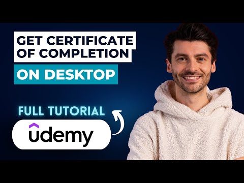 How To Get A Udemy Certificate Of Completion On Desktop 2026 Full Guide