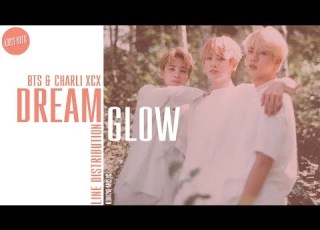 BTS Jin Jimin Jungkook Charli XCX Dream Glow Line Distribution