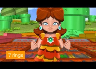 MMD Princess Peach Daisy Rosalina Dances To 7 Rings Remake