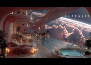 Astralis Hemelse Spa Geluidsomgeving Rustgevende SciFi Ambient Voor Focus Stressverlichting