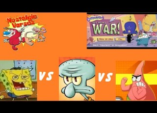  Nostalgic Versus Ep 1 Spongebob VS Squidward VS Patrick In Catscrach This Means War