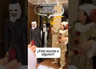 When We Play A Prank On Our Friends With Scary Masks Funny Shorts