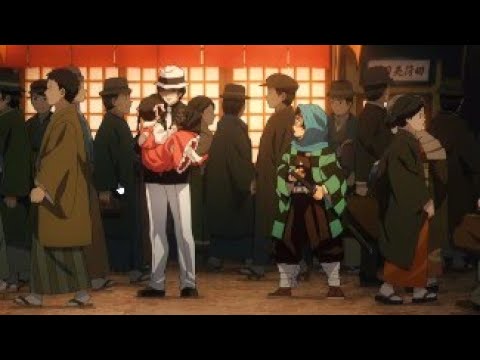 تانجيرو يلتقي موزان كيبوتسوجي و يعده بان يقتله