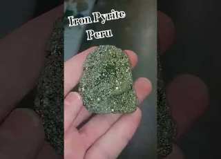Fool S Gold Iron Pyrite Crystals Gems Nature Science Minerals