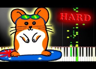 THE HAMPSTERDANCE SONG Piano Tutorial